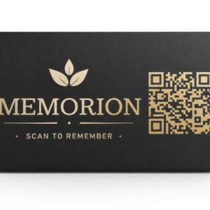 Matelux on Dark Grey QR Plaque