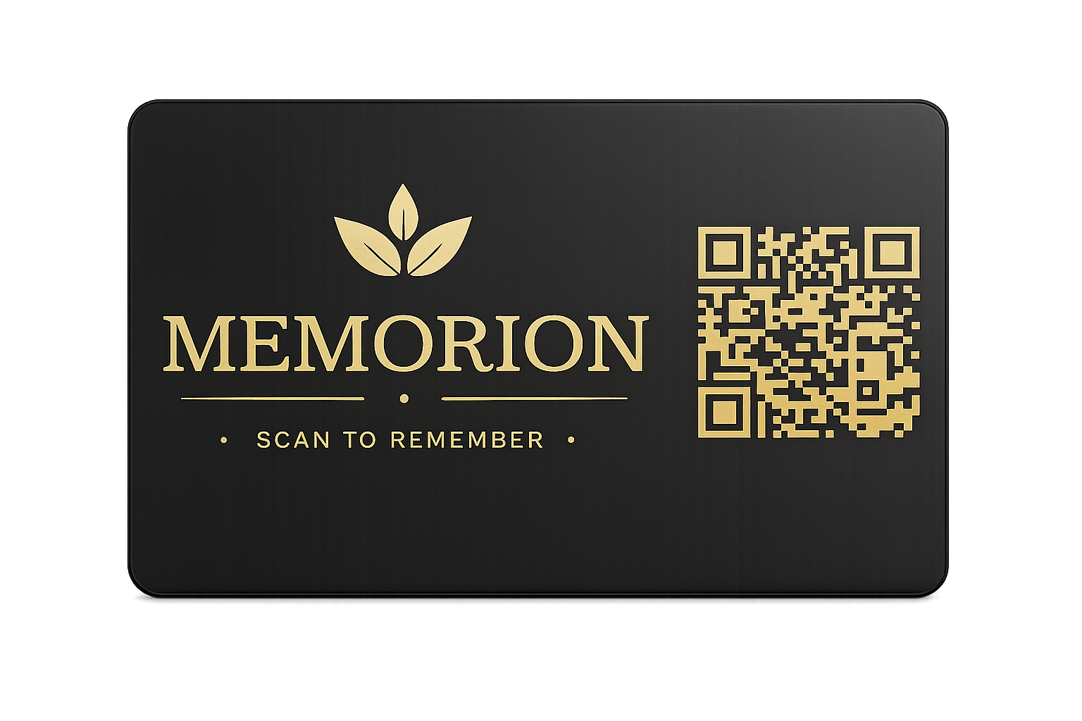Matelux Dark Grey memorial plaque